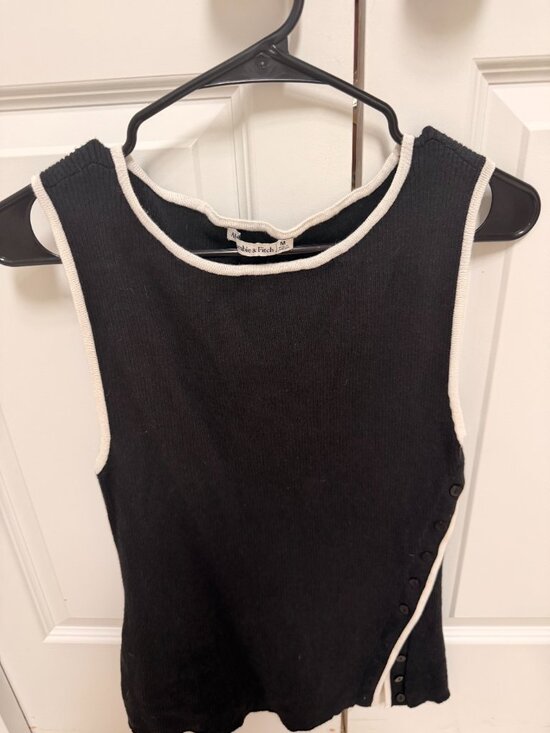 Abercrombie & Fitch Tops - Asymmetrical Button Sweater Tank